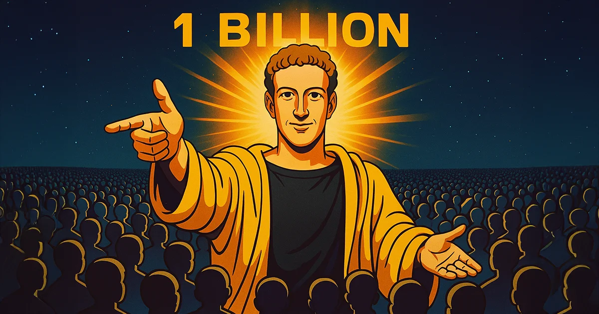 Mark Zuckerberg vor einer Milliarde Menschen